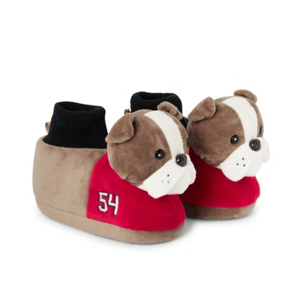 Gymboree Boys Preppy Puppy Slippers